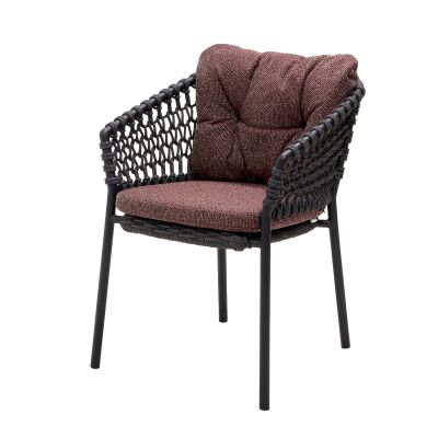 Basket/Moments/Ocean Outdoor Coussin pour Fauteuil bordeaux Cane-Line
